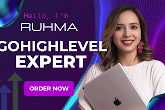 be your gohighlevel expert and gohighlevel automation expert