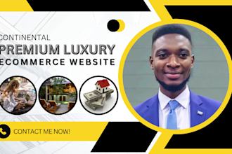 build premium wordpress wix shopify ecommerce website landing page business logo