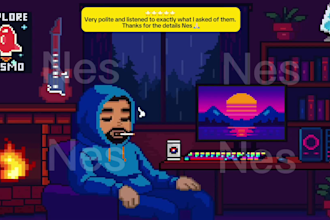 create animation 8bit or 16bit pixel art videos