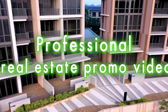 real estate video editing with transitions, color correction  24h delivery