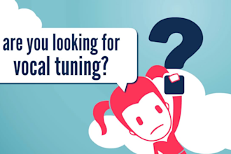 do professionally vocal tuning or pitch correction in 24hrs
