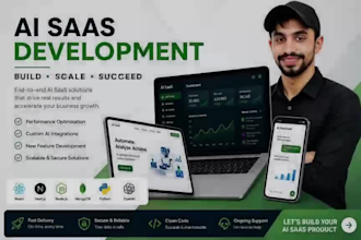 develop scalable saas web apps and next js ai saas platforms