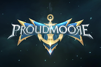 design a professional fantasy,  rpg, scifi game, nft logo