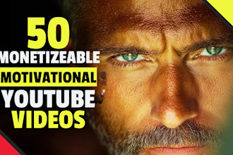 create motivational videos for youtube channel