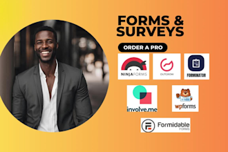 build survey form involve me wpform ninjaform formidable ucalc outgrow