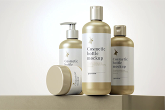 boost your product with a professional realistic bottle, bag, and product mockup