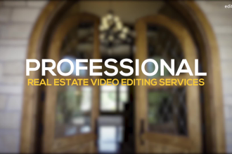 do professional real estate video editing