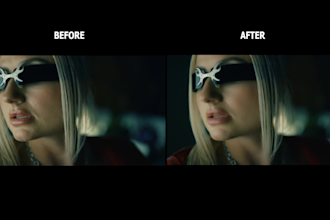 do professional skin retouching in your video