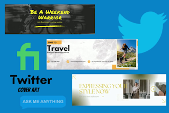 design youtube banner, gaming banner, twitch, twitter covers