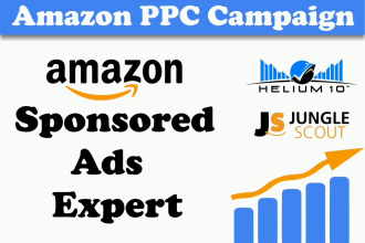 setup and manage amazon ppc campaign sponsored ads