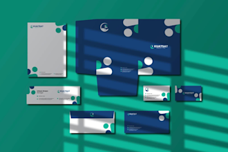 design professional business cards and brand identity stationery items