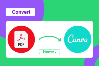 convert PDF to canva