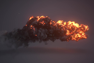 fire storm logo intro video animation