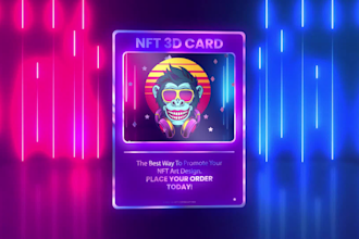 do eye catching 3d parallax nft trading card