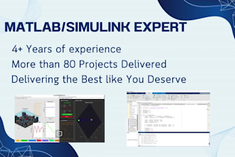 do matlab, simulink, signal and image processing projects