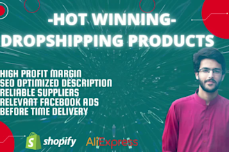 find shopify dropshipping winning products