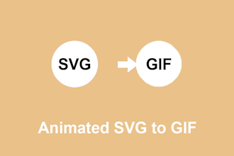 convert animated svg to GIF