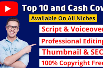 be your youtube video content creator or do top 10 cash cow video content