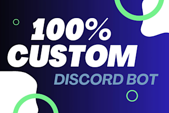 develop a custom discord bot for your server