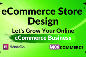 build ecommerce website online store n woocommerce store design by premium theme