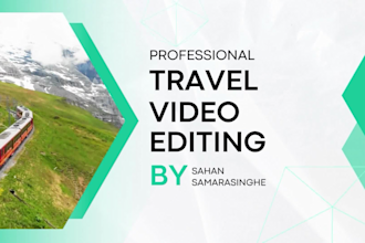 edit creative and cinematic travel or family video