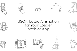 create json lottie animation for your web or app