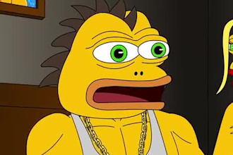 create 2d memecoin animation, 2d anime style, 2d animation video, memecoin video