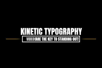 create video text animation and kinetic typography titles for social media reels