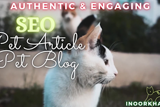 write pet articles or pet blogs for you