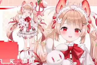 design and rig pro live2d vtuber model rigging in anime style for vtube studio