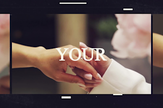 create emotional cinematic wedding highlight videos