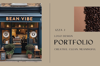 design a modern minimalist coffee shop logo