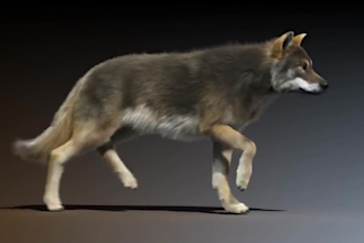 do realisti 3d animal animation, 3d animal rig fur xgen 3d animal animation cgi