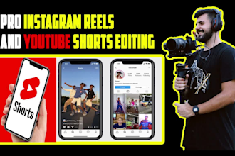 do pro instagram reels and youtube shorts editing