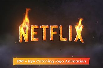create 5 an amazing 4k videos animated logo intro