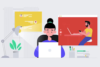 create 2d motion graphics, custom animation, explainer video, logo animation