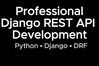 build django rest API backend with django drf and postgresql