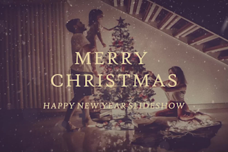 make this amazing christmas family photo slideshow video