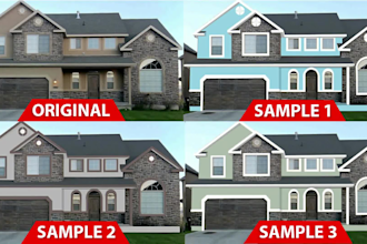 change your house exterior, interior  color professionally