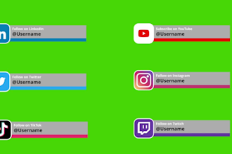 make social media lower thirds for your videos in davinci resolve