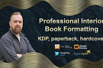 create interior files for your book in any format