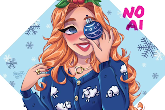 paint your cartoon portrait in disney style