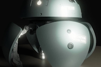 do 3d robotic animated video, 3d technical animation, and factory modeling