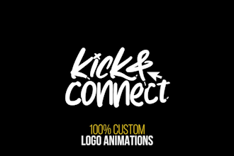make a custom logo animation and intro