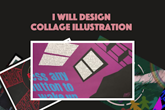 design a collage illustration