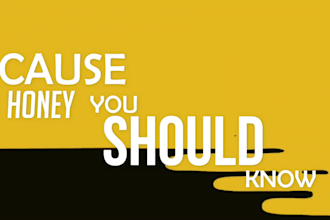 make unique animated lyric video