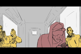 do 2d traditional animation, line art, frame by frame, hand drawn animation