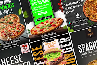 design restaurant menu, flyer, poster design for promotion