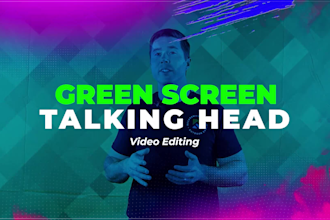 edit your spokesperson green screen talking head videos