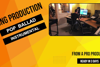 be your ghost music producer for your pop ballad instrumental